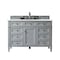 James Martin Vanities Brittany 48in Single Vanity, Urban Gray w/ 3 CM Eternal Jasmine Pearl Quartz Top 650-V48-UGR-3EJP - alternate 1